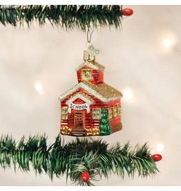 OLD WORLD CHRISTMAS 20007   SCHOOL HOUSE