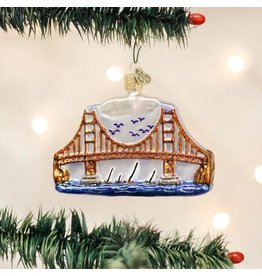 OLD WORLD CHRISTMAS GOLDEN GATE BRIDGE