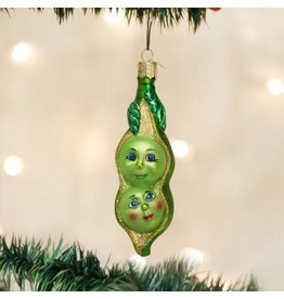 OLD WORLD CHRISTMAS 28041   TWO PEAS IN A POD
