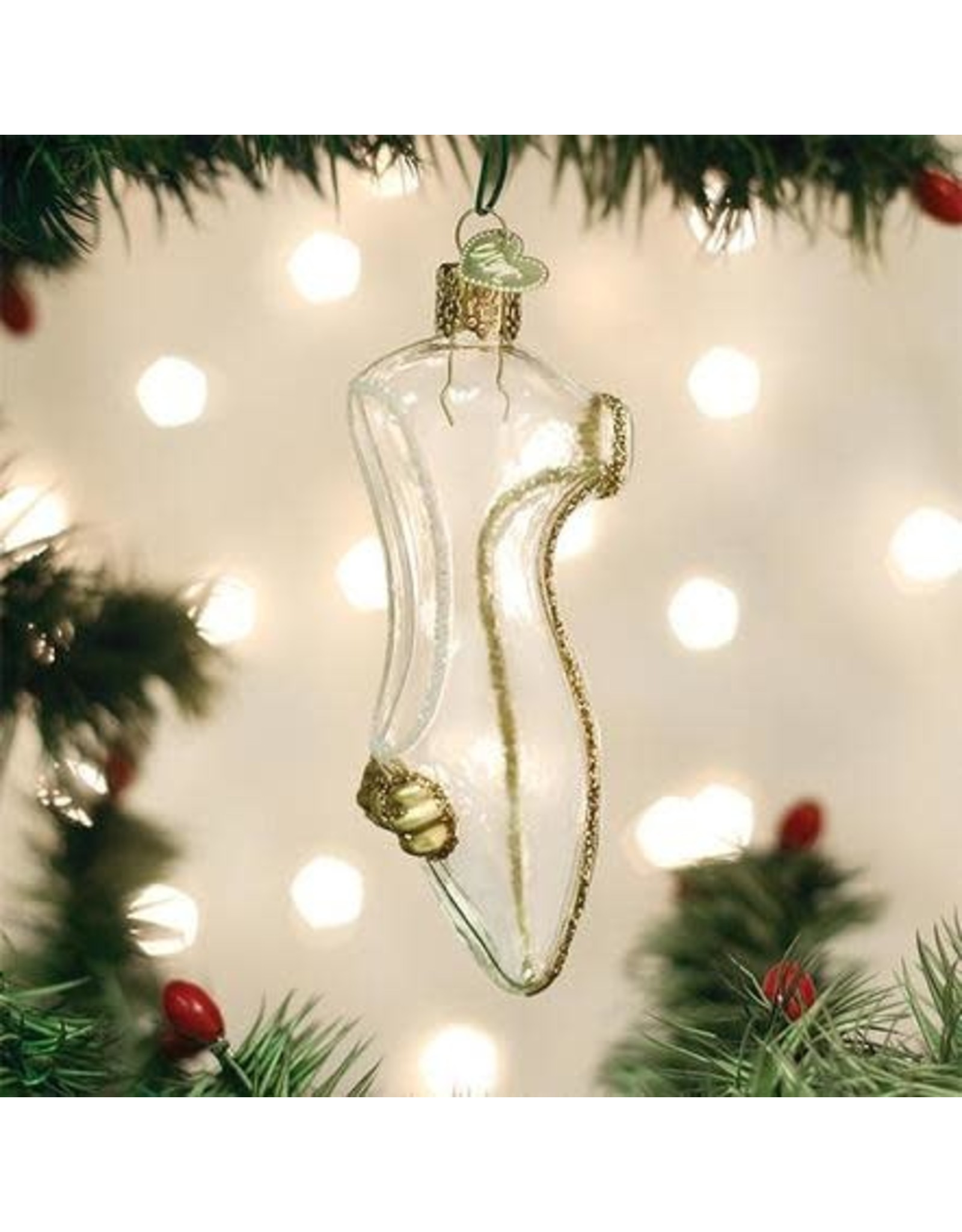 OLD WORLD CHRISTMAS CINDERELLA'S SLIPPER