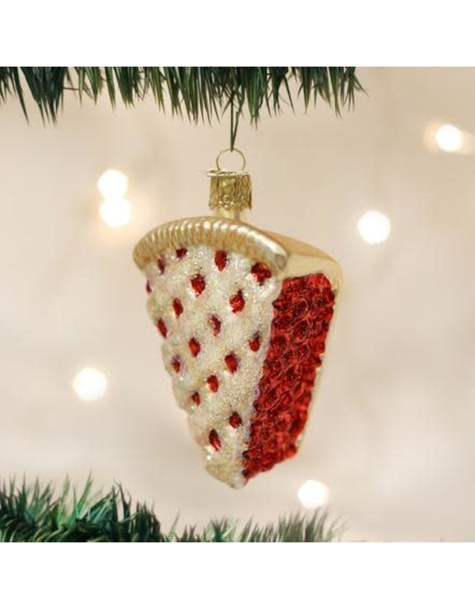 OLD WORLD CHRISTMAS 32018   PIECE OF CHERRY PIE