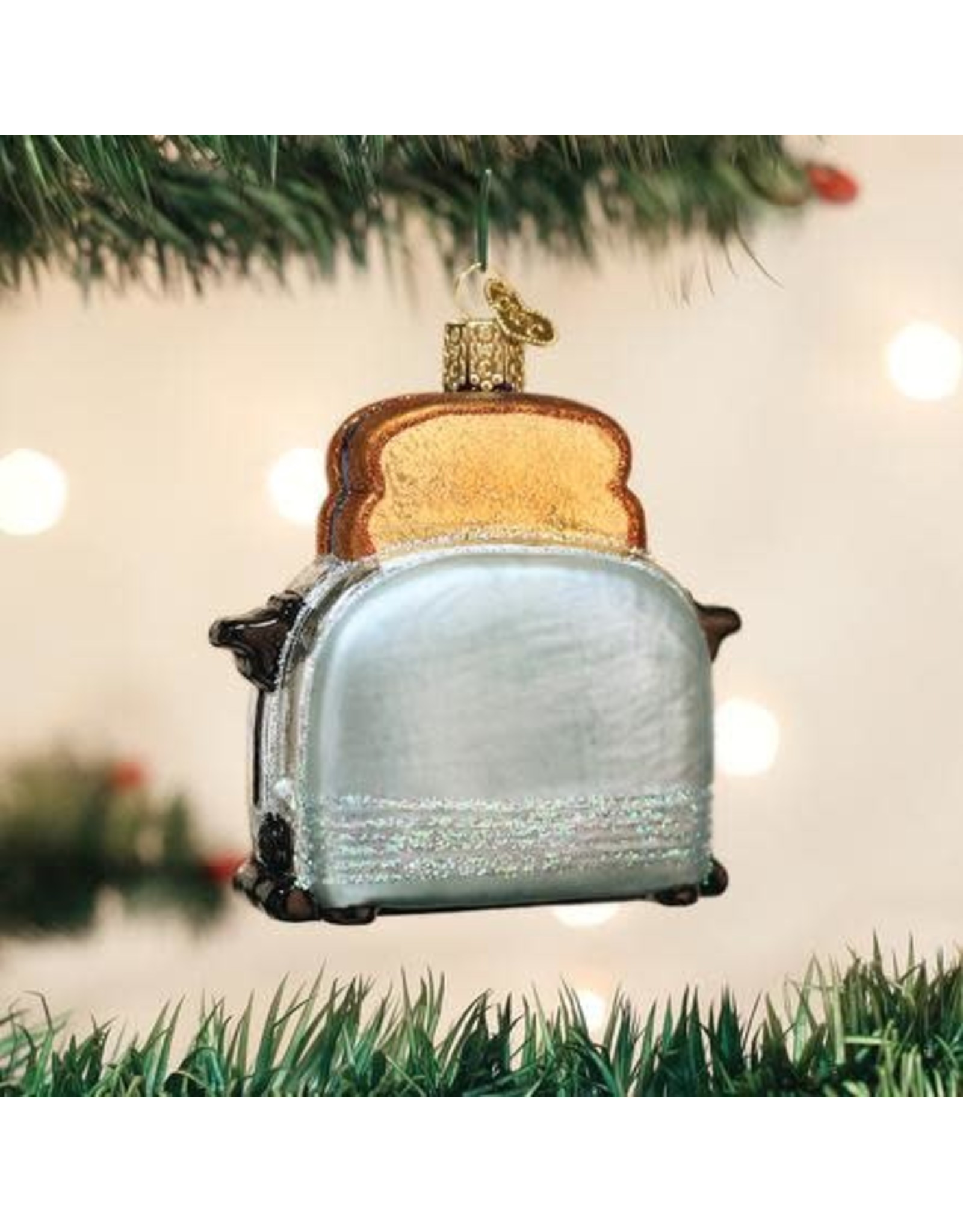 OLD WORLD CHRISTMAS 32234   RETRO TOASTER