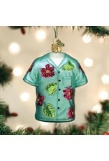 OLD WORLD CHRISTMAS HAWAIIAN SHIRT