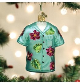 OLD WORLD CHRISTMAS HAWAIIAN SHIRT