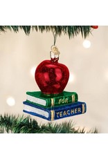 OLD WORLD CHRISTMAS 36128   TEACHER'S APPLE