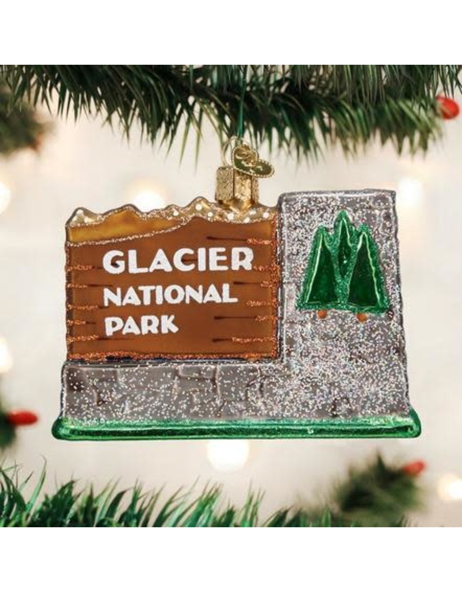 OLD WORLD CHRISTMAS 36174   GLACIER NATIONAL PARK