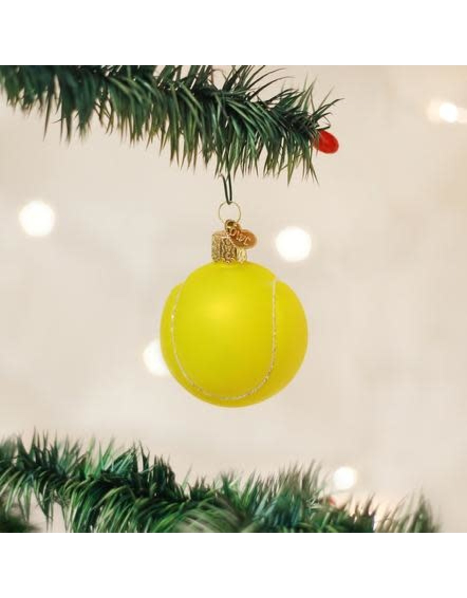 OLD WORLD CHRISTMAS 44013   TENNIS BALL