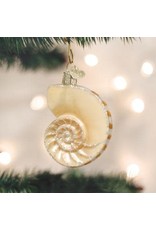 OLD WORLD CHRISTMAS 12150   NAUTILUS SHELL