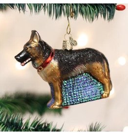 OLD WORLD CHRISTMAS 12212   GERMAN SHEPHERD