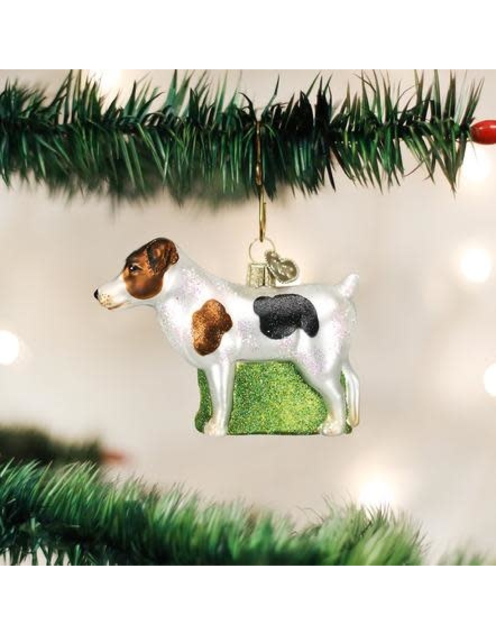 OLD WORLD CHRISTMAS 12218   JACK RUSSELL TERRIER