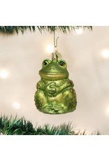 OLD WORLD CHRISTMAS 12221   SITTING FROG