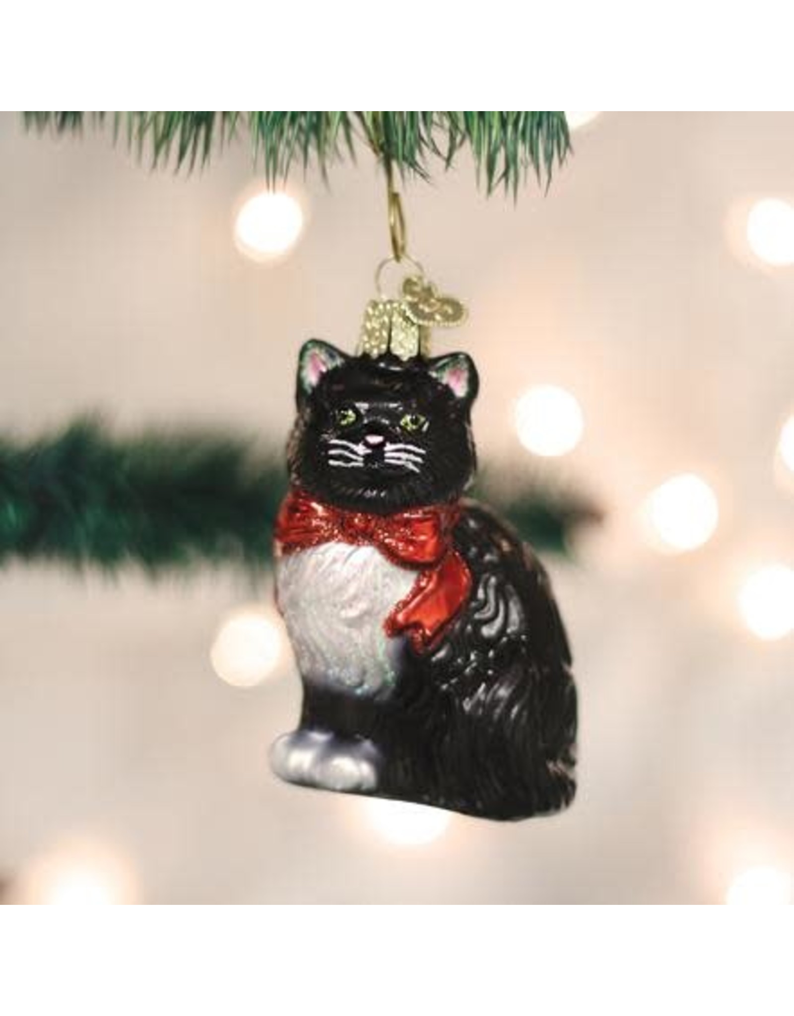 OLD WORLD CHRISTMAS 12452   TUXEDO KITTY