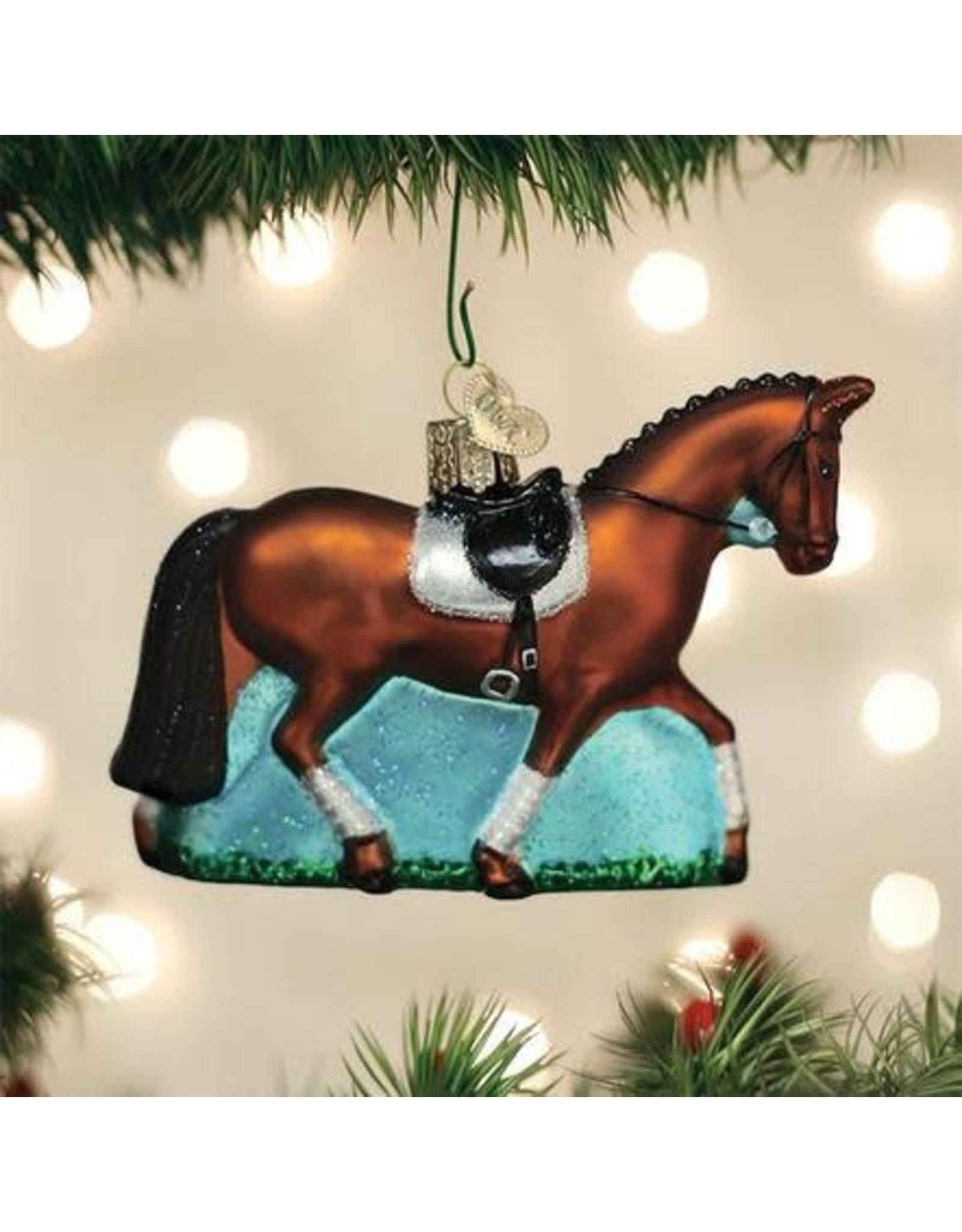 OLD WORLD CHRISTMAS DRESSAGE HORSE