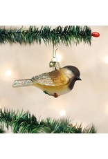 OLD WORLD CHRISTMAS BLACK-CAPPED CHICKADEE