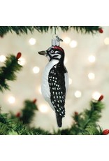 OLD WORLD CHRISTMAS 16120   HAIRY WOODPECKER