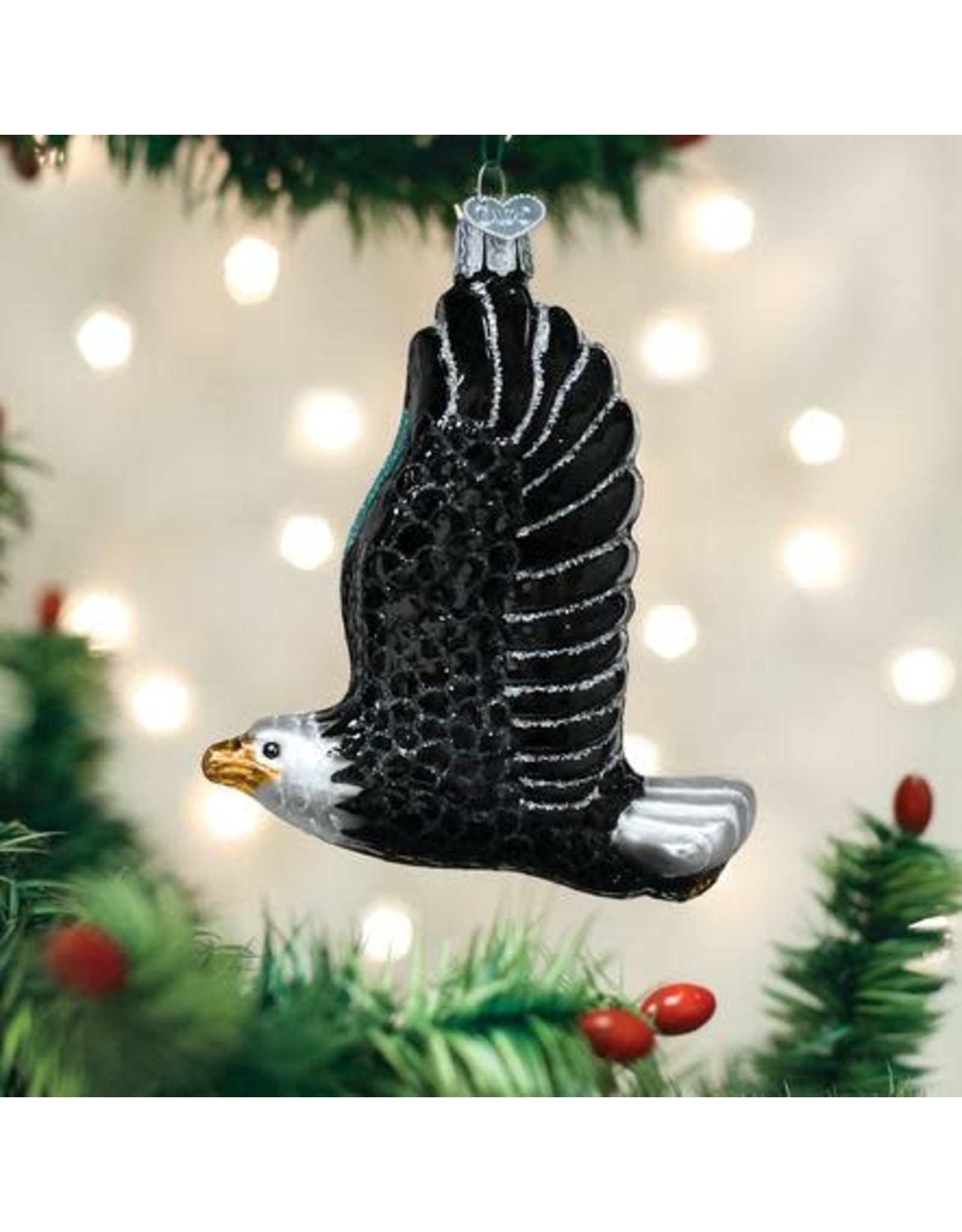 OLD WORLD CHRISTMAS EAGLE IN FLIGHT
