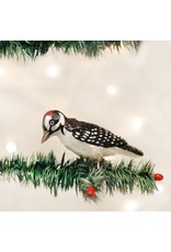 OLD WORLD CHRISTMAS 18039   CLIP-ON HAIRY WOODPECKER