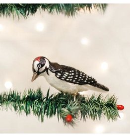 OLD WORLD CHRISTMAS 18039   CLIP-ON HAIRY WOODPECKER