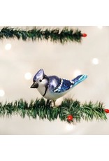 OLD WORLD CHRISTMAS 18080   CLIP-ON BRIGHT BLUE JAY