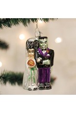 OLD WORLD CHRISTMAS FRANKENSTEIN & BRIDE