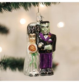 OLD WORLD CHRISTMAS FRANKENSTEIN & BRIDE