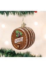 OLD WORLD CHRISTMAS 32067   WINE BARREL