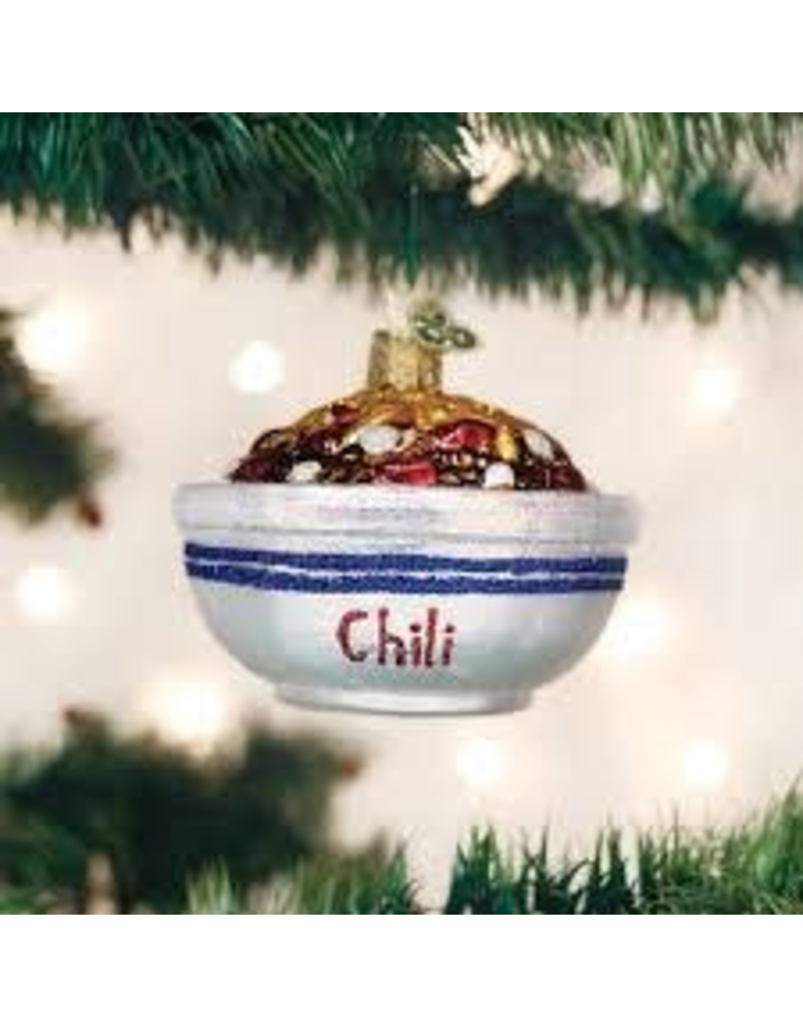 OLD WORLD CHRISTMAS BOWL OF CHILI