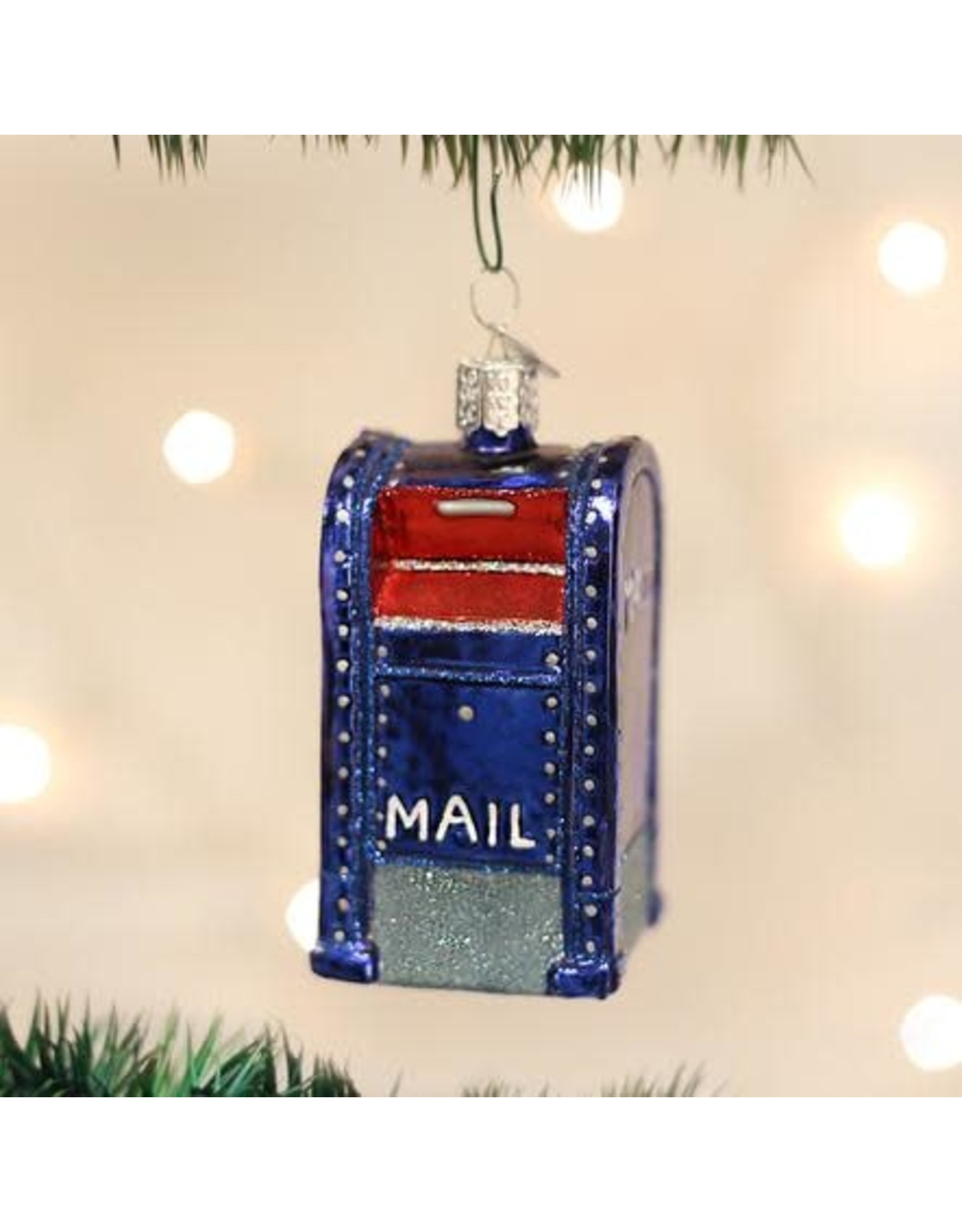 OLD WORLD CHRISTMAS MAIL BOX