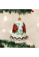 OLD WORLD CHRISTMAS POINSETTIA BELL