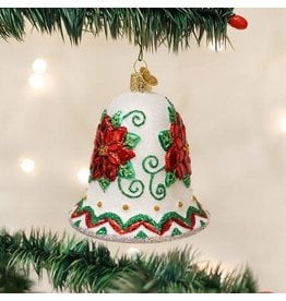 OLD WORLD CHRISTMAS POINSETTIA BELL