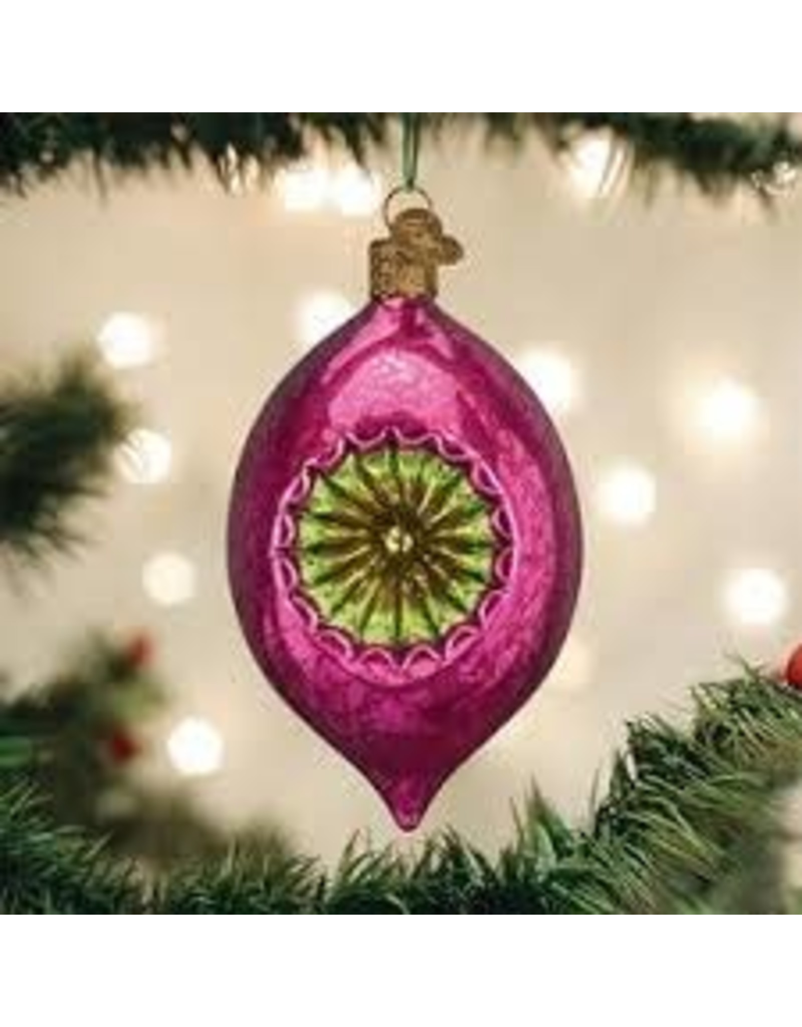 OLD WORLD CHRISTMAS DAZZLING FUCHIA REFLECTION