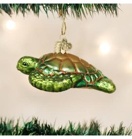 OLD WORLD CHRISTMAS 12167   GREEN SEA TURTLE