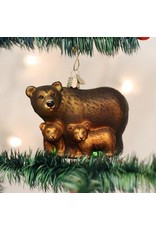 OLD WORLD CHRISTMAS 12199   BEAR W/CUBS