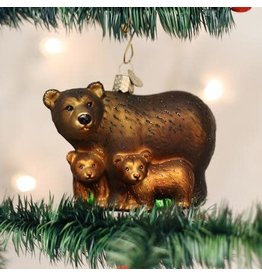 OLD WORLD CHRISTMAS 12199   BEAR W/CUBS