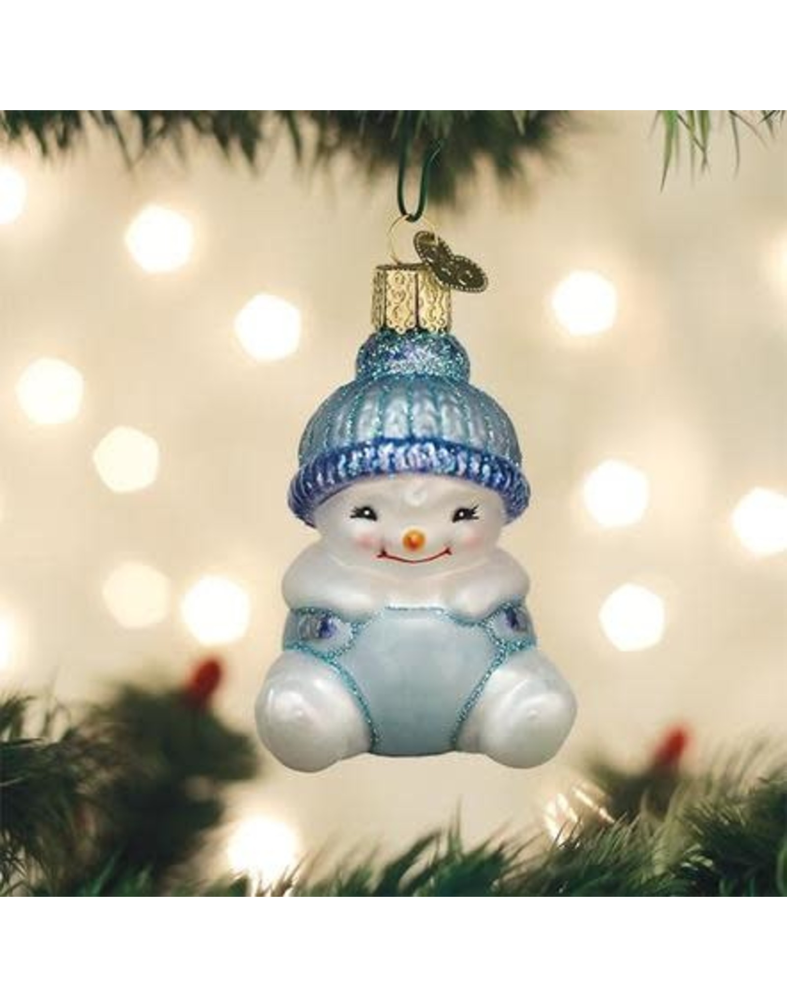 OLD WORLD CHRISTMAS SNOW BABY BOY