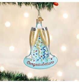 OLD WORLD CHRISTMAS 32217   CHAMPAGNE TOAST