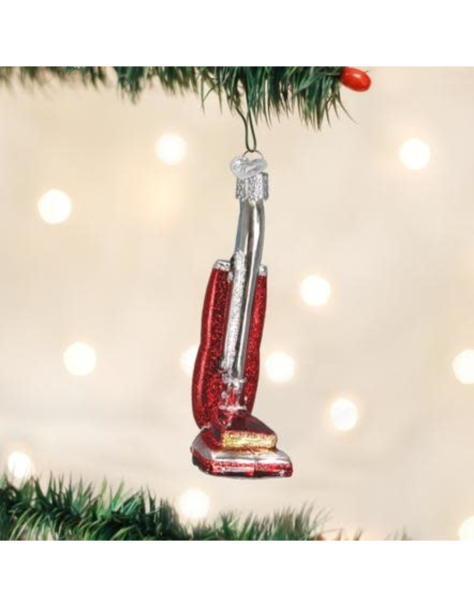 OLD WORLD CHRISTMAS 32218   UPRIGHT VACUUM