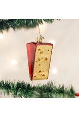 OLD WORLD CHRISTMAS 32220   CHEESE WEDGE