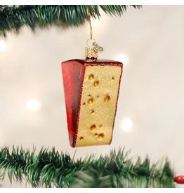 OLD WORLD CHRISTMAS 32220   CHEESE WEDGE