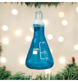 OLD WORLD CHRISTMAS 36238   SCIENCE BEAKER