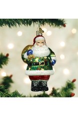 OLD WORLD CHRISTMAS CAMO SANTA