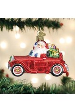 OLD WORLD CHRISTMAS 40302   SANTA IN ANTIQUE CAR