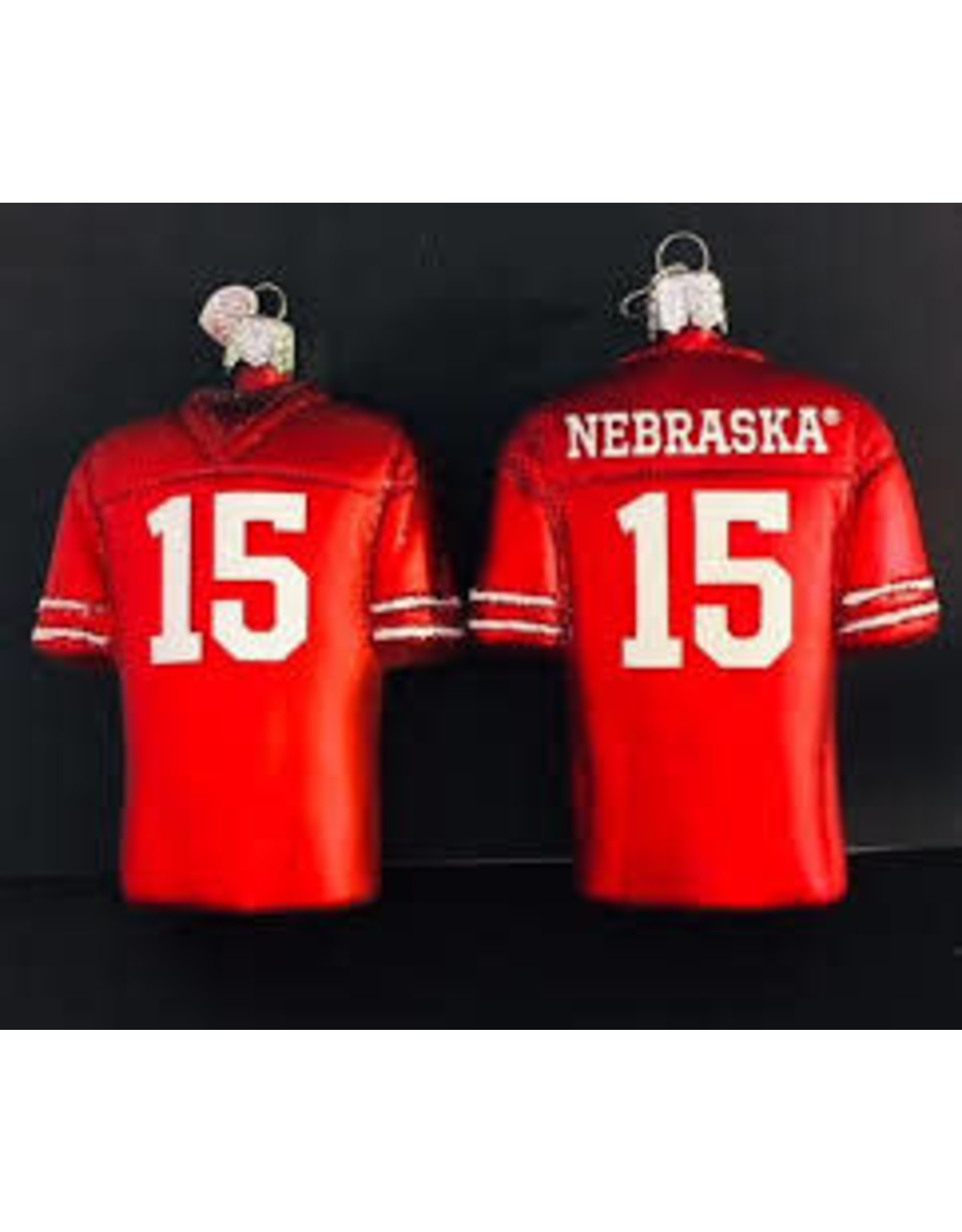 OLD WORLD CHRISTMAS NEBRASKA FOOTBALL JERSEY