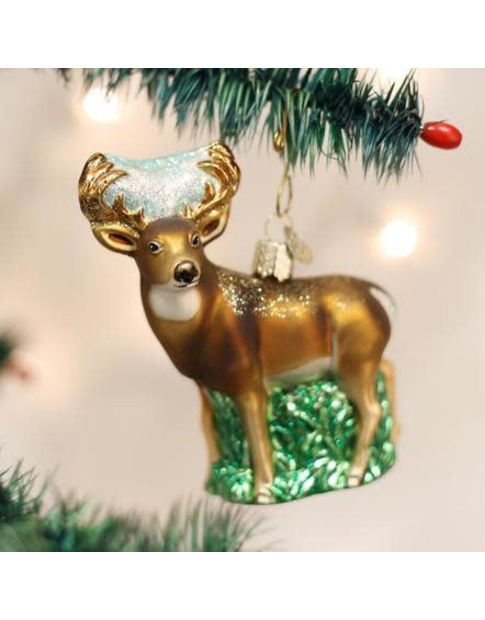 OLD WORLD CHRISTMAS 12162   WHITETAIL DEER