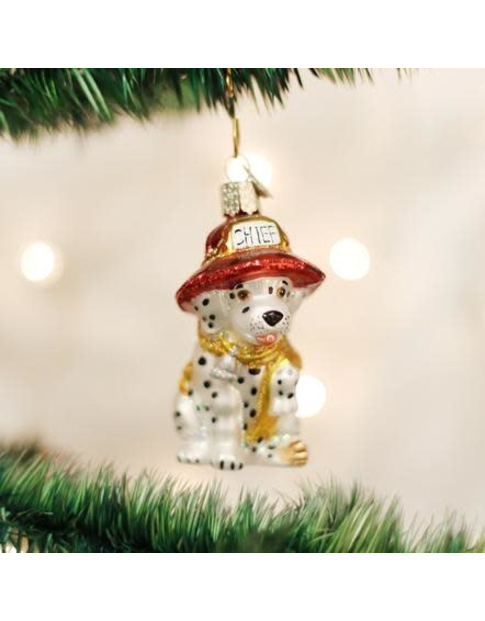 OLD WORLD CHRISTMAS 12208   DALMATIAN PUP