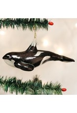 OLD WORLD CHRISTMAS 12252   ORCA WHALE
