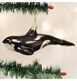 OLD WORLD CHRISTMAS 12252   ORCA WHALE