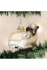 OLD WORLD CHRISTMAS SHEEP WITH LAMB