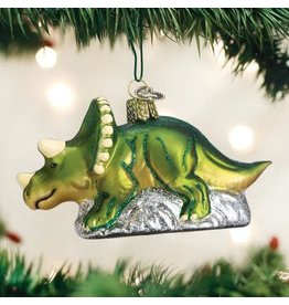 OLD WORLD CHRISTMAS 12498   TRICERATOPS