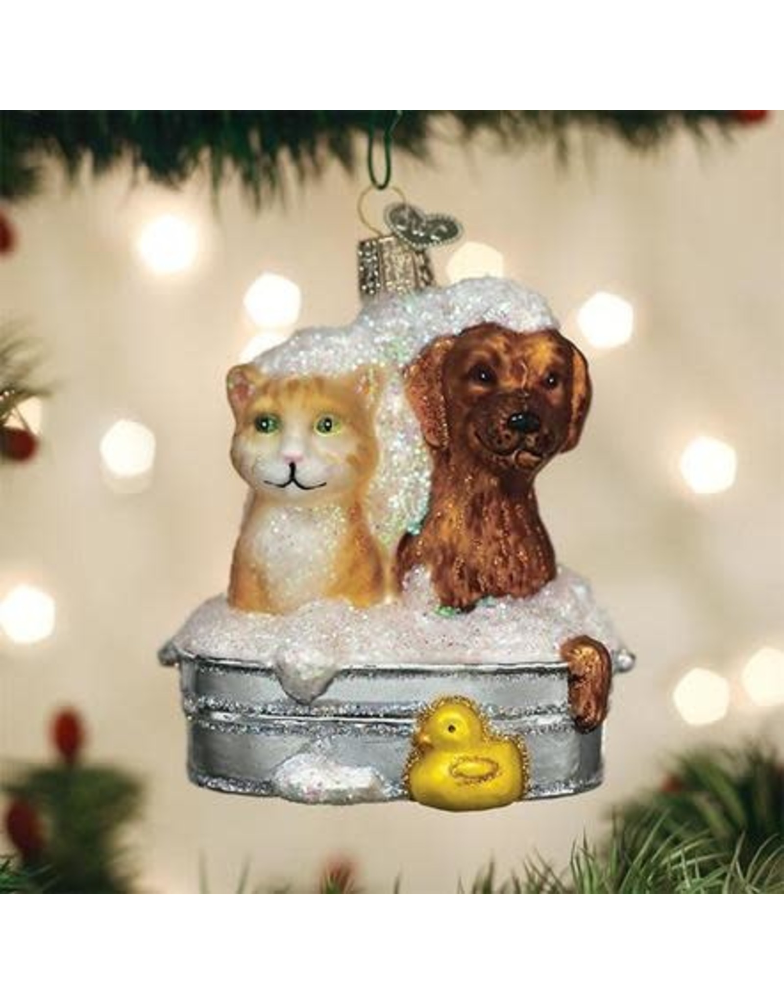 OLD WORLD CHRISTMAS BUBBLE BATH BUDDIES